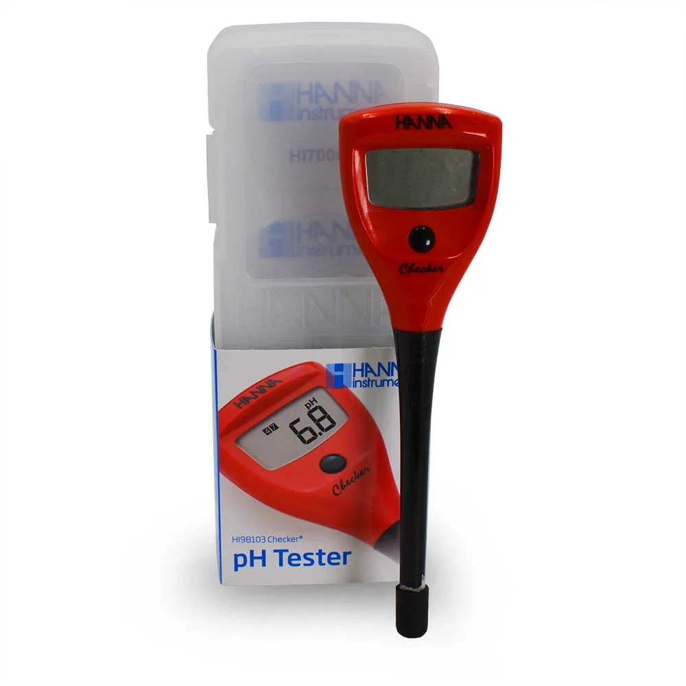 HI98103 Checker pH Tester with 0.1 pH Resolution - Hanna Instruments