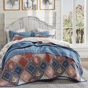 Hiend Accents Patchwork Bandana Quilt Set