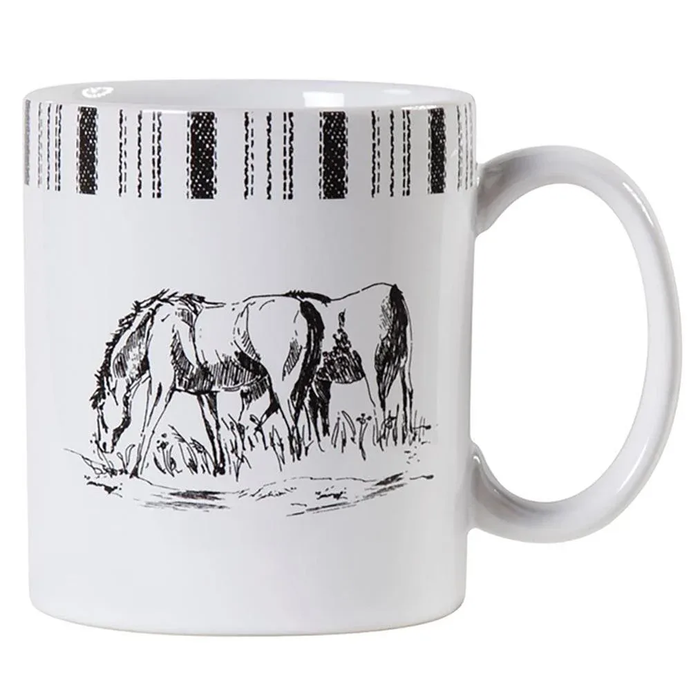 Hiend Accents Ranch Life Remuda Mug