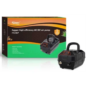 High Efficiency AC/DC Aquarium Air Pump (HG067-18W) - Hygger