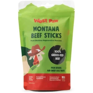 High-Protein Dog Treats: West Paw Montana Beef Sticks for Happy, Healthy Pups