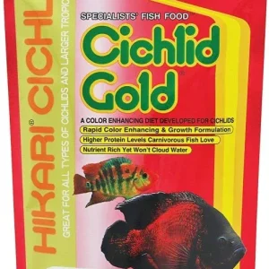 Hikari Cichlid Gold Color Enhancing Fish Food - Mini Pellet