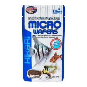 Hikari USA Tropical Micro Wafers Slow Sinking Wafer Fish Food 0.7 oz