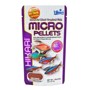 Hikari USA Tropical Pellets Fish Food, 1.58 oz
