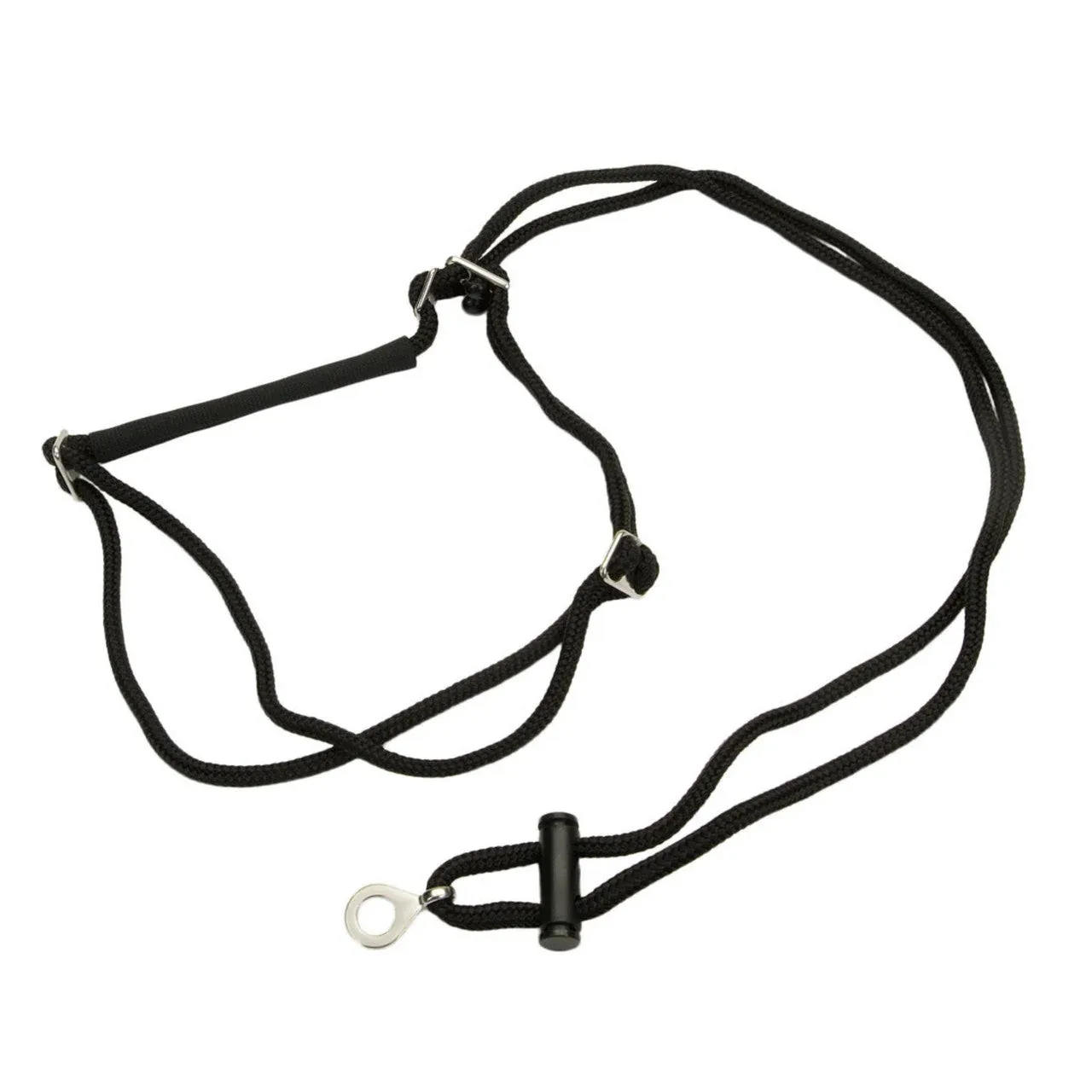 Holt Adjustable Dog Control Harness Black LG 26in (DD)