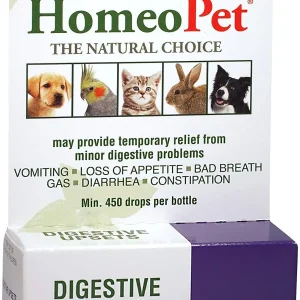 HomeoPet Digestive Upsets Cat and Dog First Aid Care - 15 ml