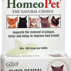 HomeoPet Feline Purr Dental Cat First Aid Care - 15 ml