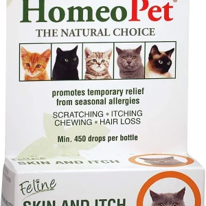 HomeoPet Feline Skin & Itch Cat First Aid Care - 15 ml