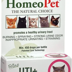HomeoPet Feline Urinary Tract Infection Support Cat First Aid Care - 15 ml