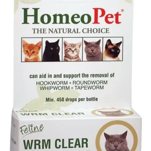 HomeoPet Feline Worm Clear Cat First Aid Care - 15 ml