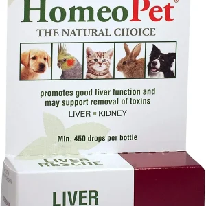 HomeoPet Liver Rescue Cat and Dog First Aid Care - 15 ml