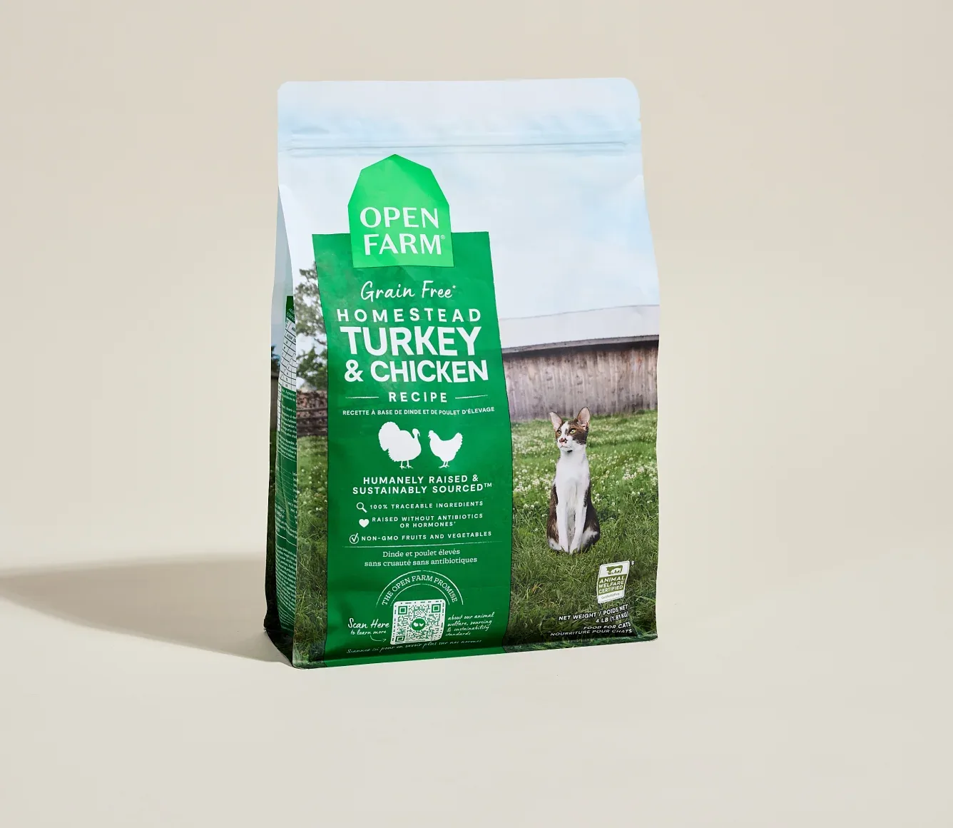 Homestead Turkey & Chicken Grain-Free Cat Kibble - Image 2