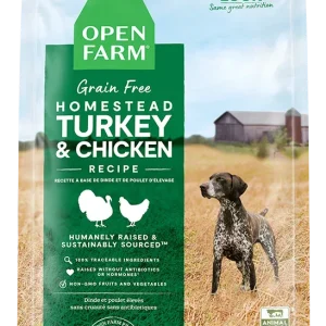 Homestead Turkey & Chicken Grain-Free Dog Kibble