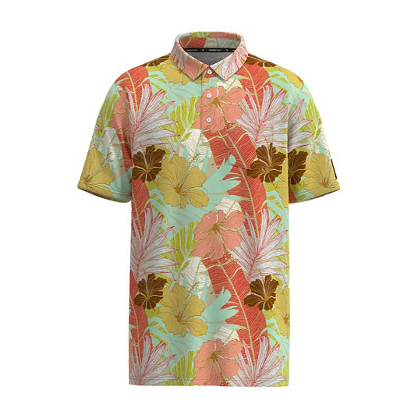 Hooey Boys Floral Print Polo Shirt - Image 2