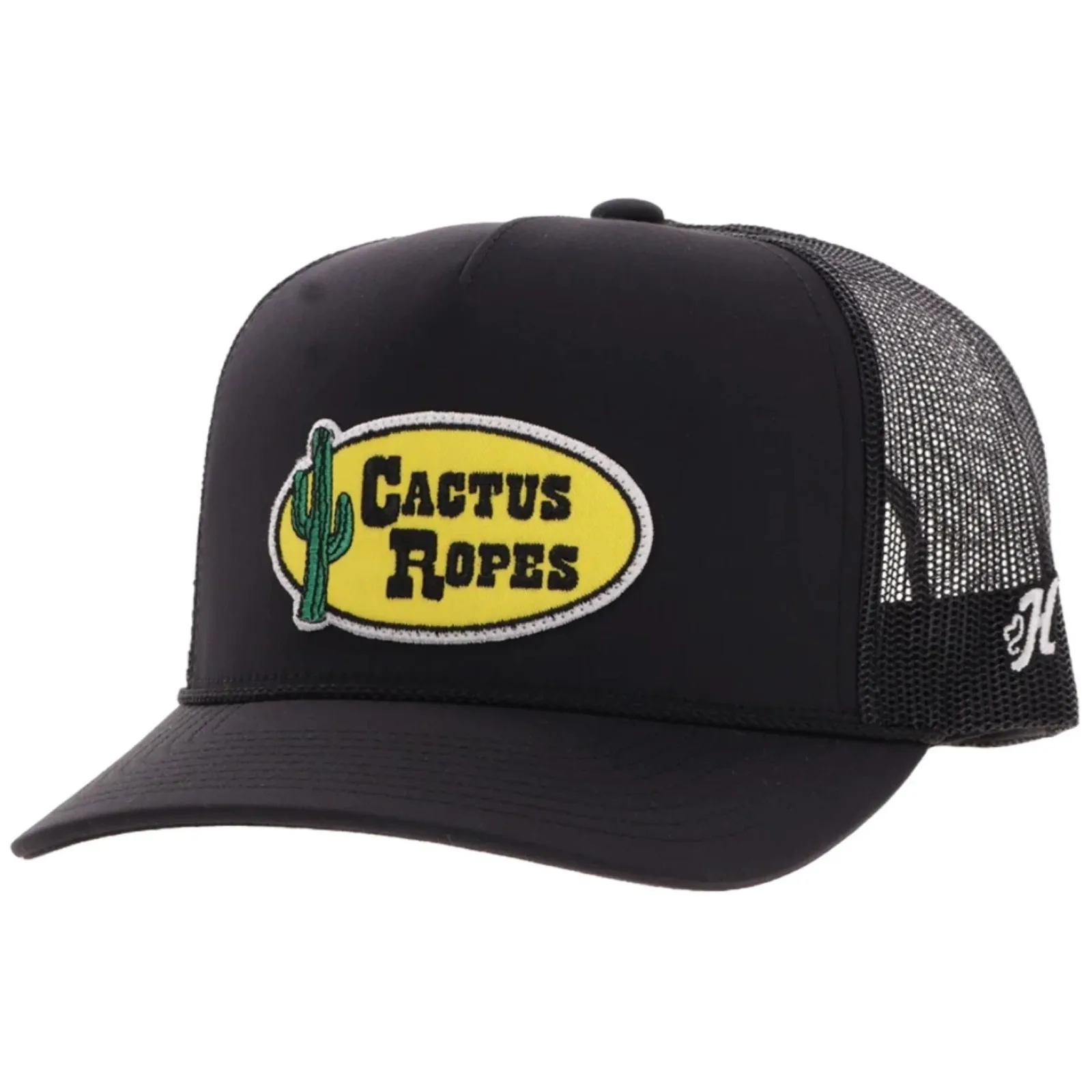 Hooey Cactus Ropes Trucker Black Cap