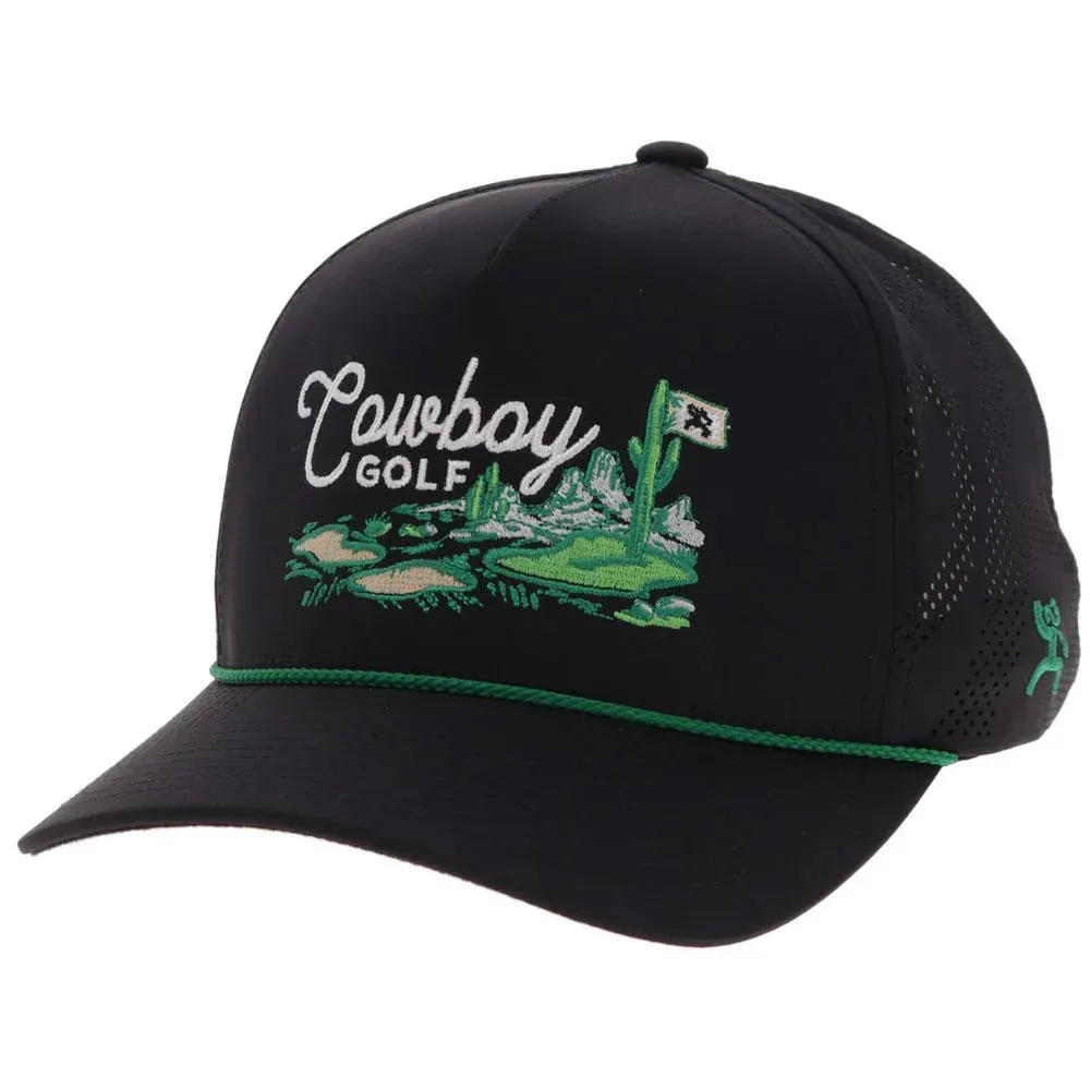 Hooey Cowboy Golf Hills Black Cap