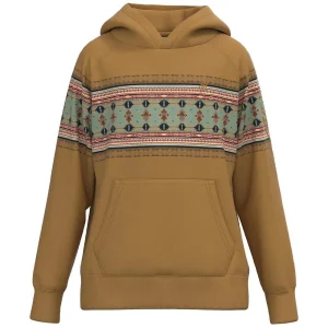Hooey Girl's Legendary Tan Thunderbird Hoodie