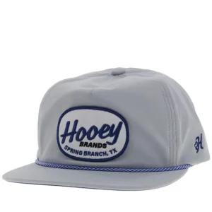 Hooey Local Grey 5-Panel w/ Patch and Rope Hat