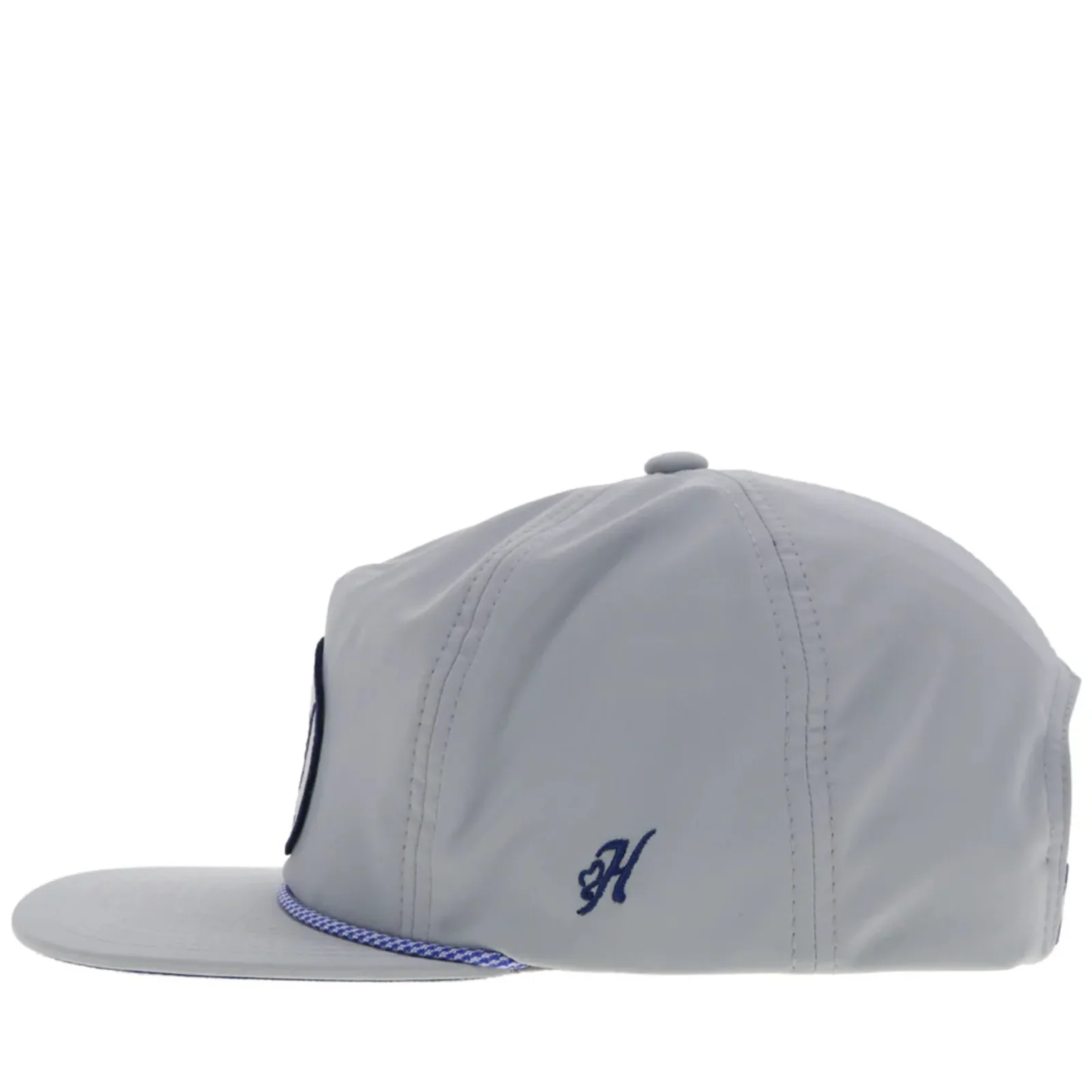 Hooey Local Grey 5-Panel w/ Patch and Rope Hat - Image 2