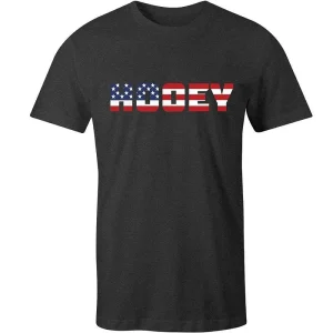 Hooey Men's Charcoal Patriot Tee