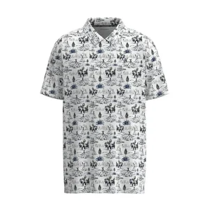 Hooey Mens Cowboy Golf Weekender Polo