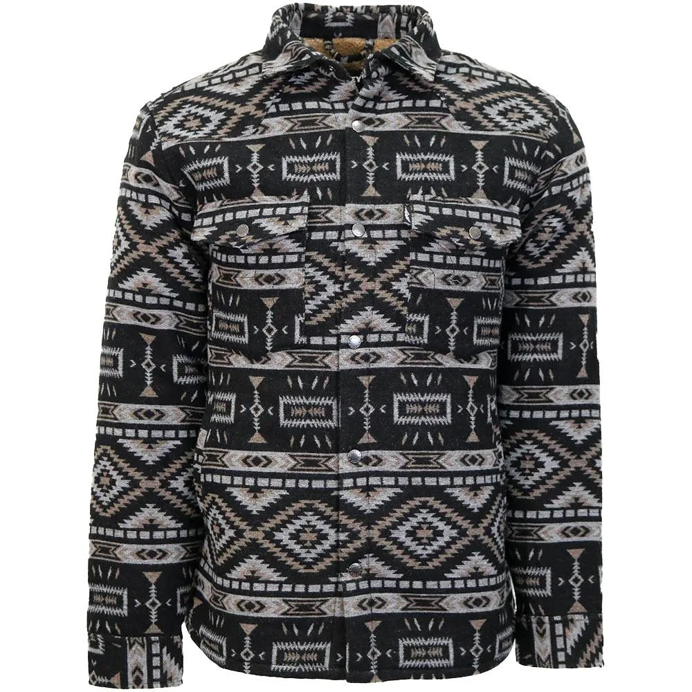 Hooey Mens Durango Black Shacket