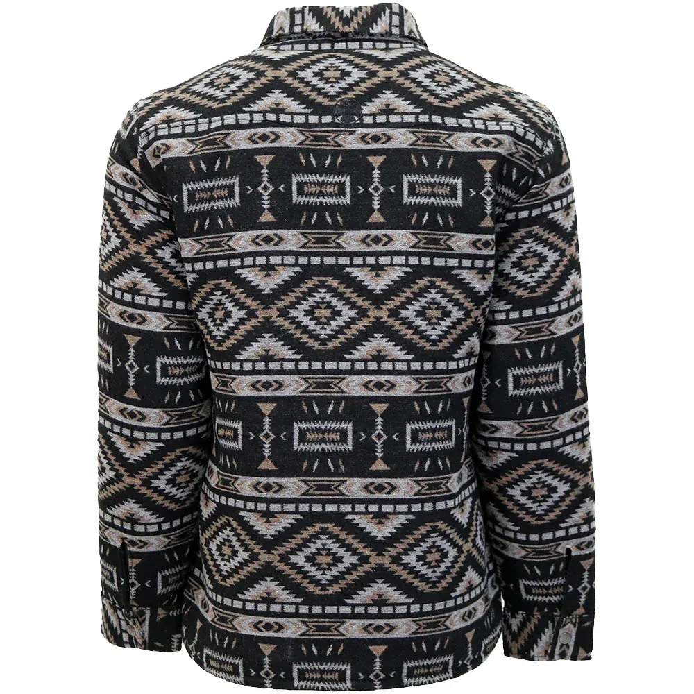 Hooey Mens Durango Black Shacket - Image 2