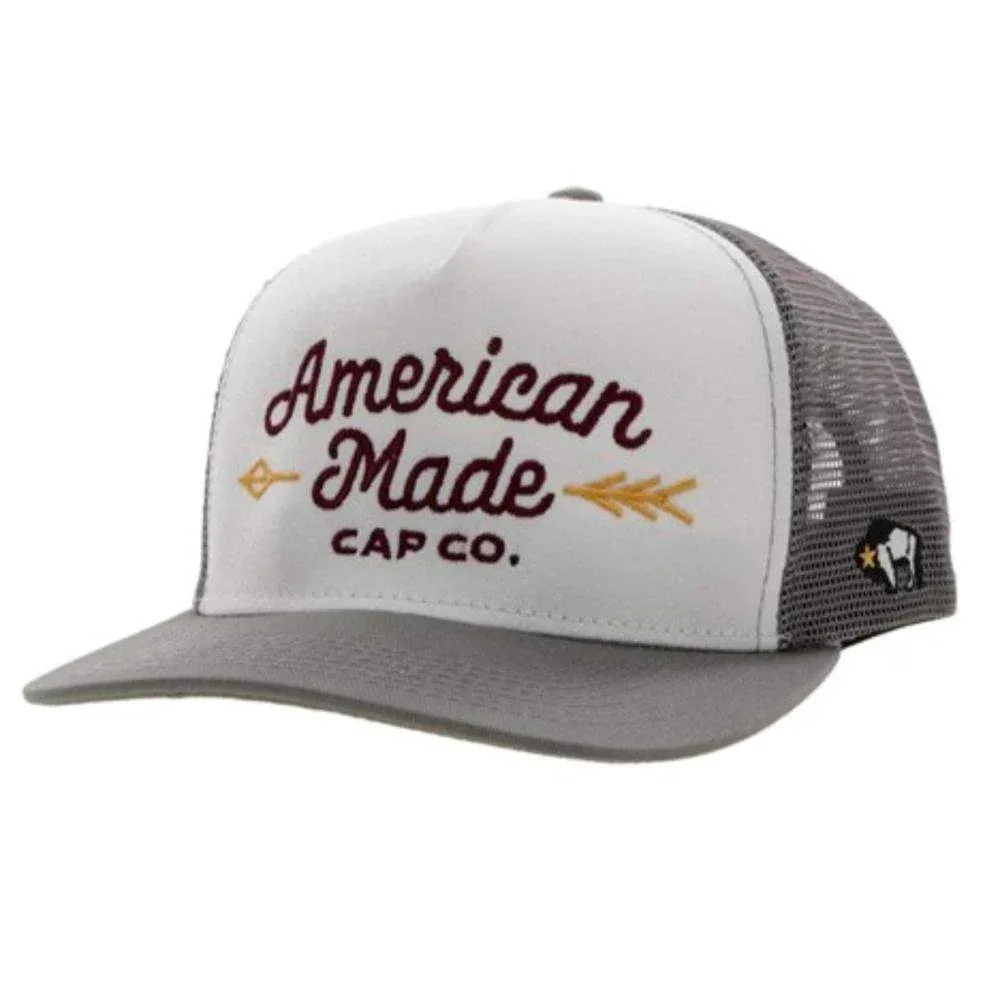 Hooey Men's Grey American Made Cap