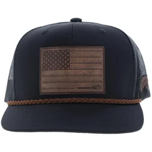 Hooey Men's Liberty Roper Black Cap
