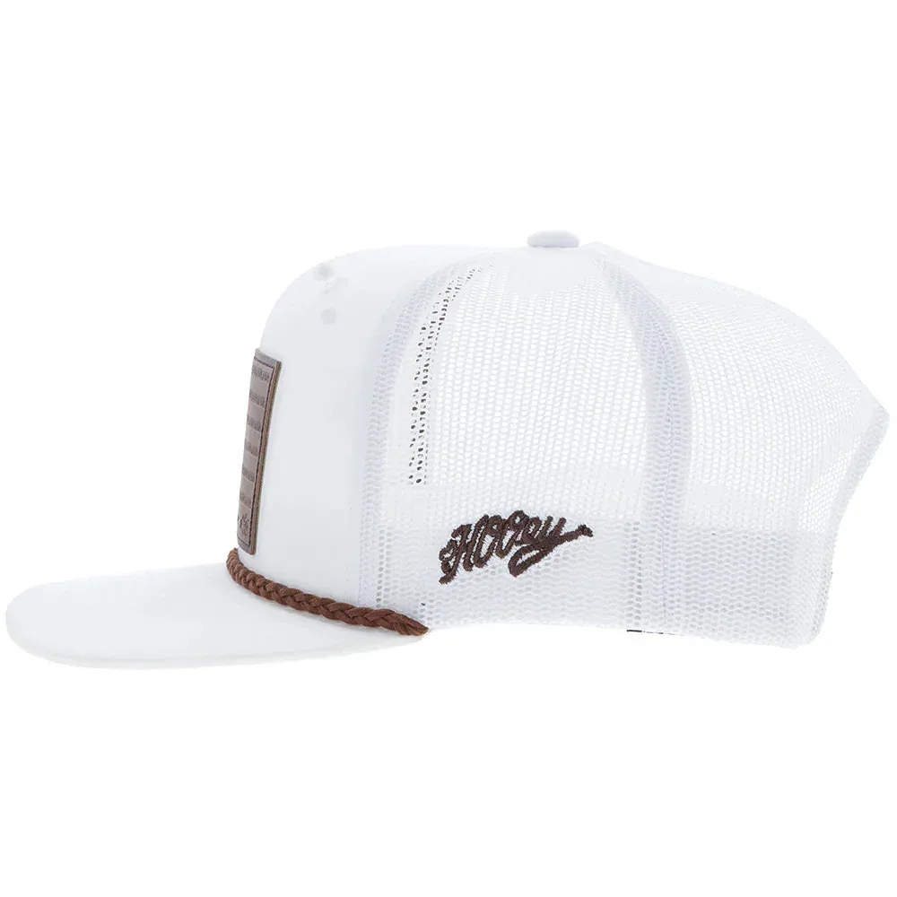 Hooey Men's Liberty Roper White Cap - Image 2