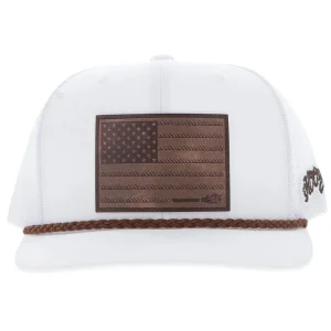 Hooey Men's Liberty Roper White Cap