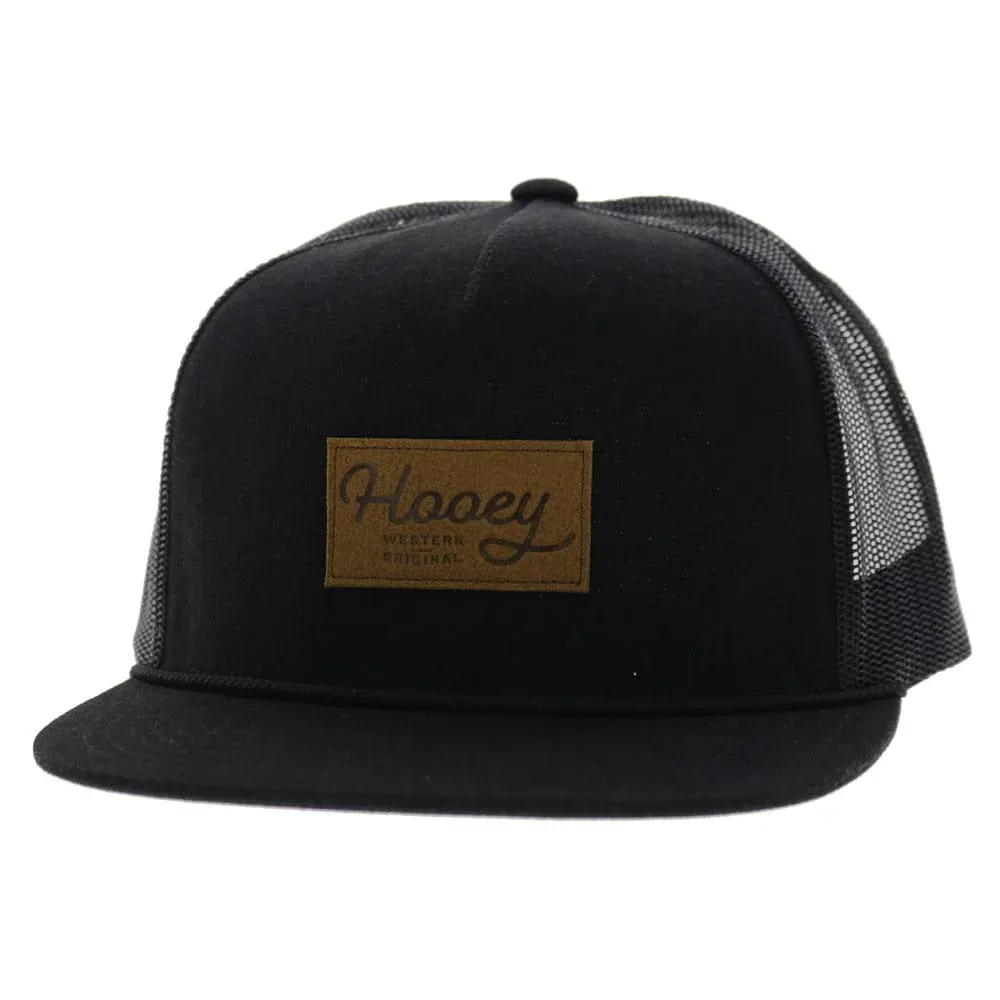 Hooey Men's OG Patch Black Trucker Cap