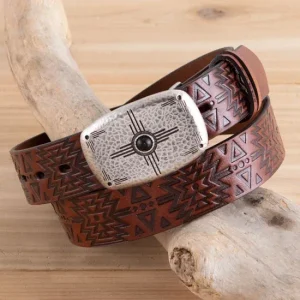 Hooey Mesa Black Aztec Belt