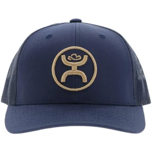 Hooey O-Classic Navy Mustard Logo Cap