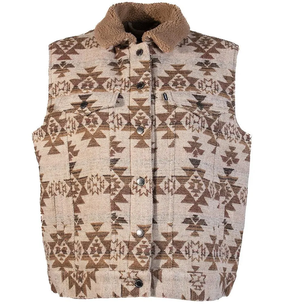 Hooey Women's Cream Aztec Vest