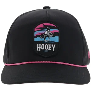 Hooey Youth Cheyenne Pink and Black Cap