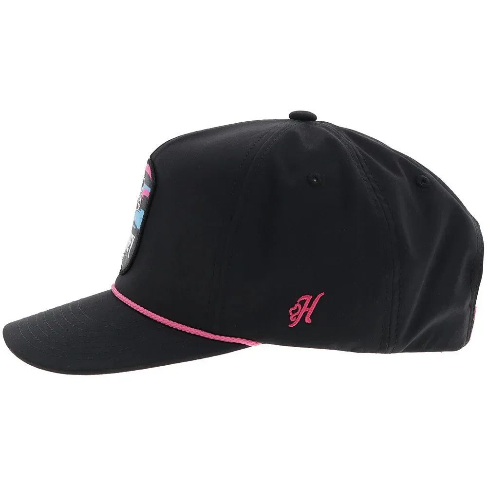 Hooey Youth Cheyenne Pink and Black Cap - Image 2