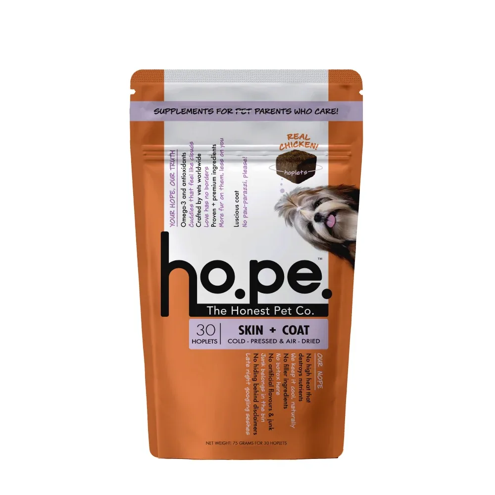 Hope Chicken Flavoured Skin+Coat Supplement for Dogs - Image 2