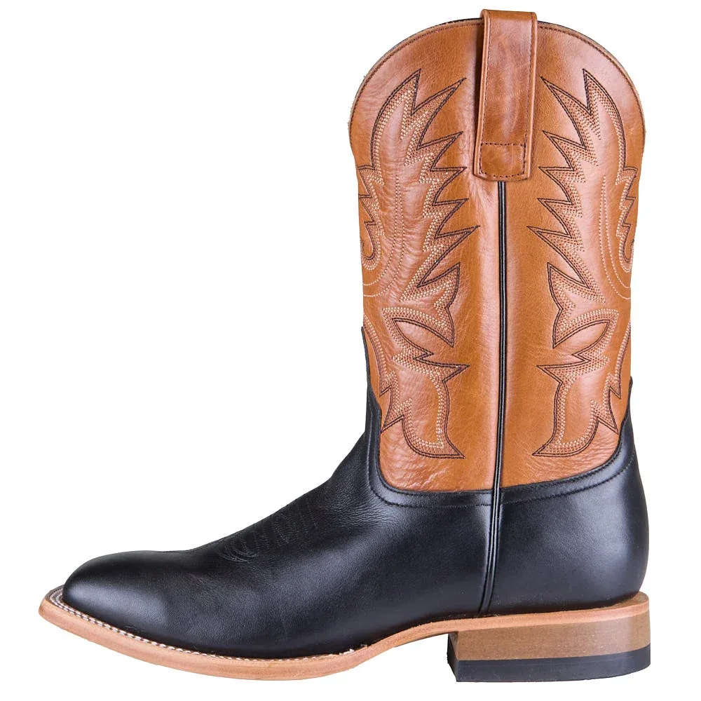 Horse Power Boots Men's Black Full Grain Vamp 11in Canuto Cinnamon Top - Image 2