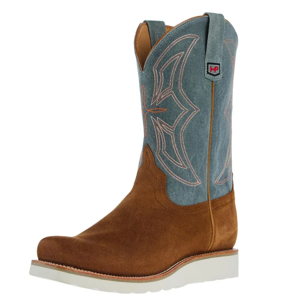 Horse Power Boots Mens Swedge Sawdust Roughout Vamp Grey Sinsation Top