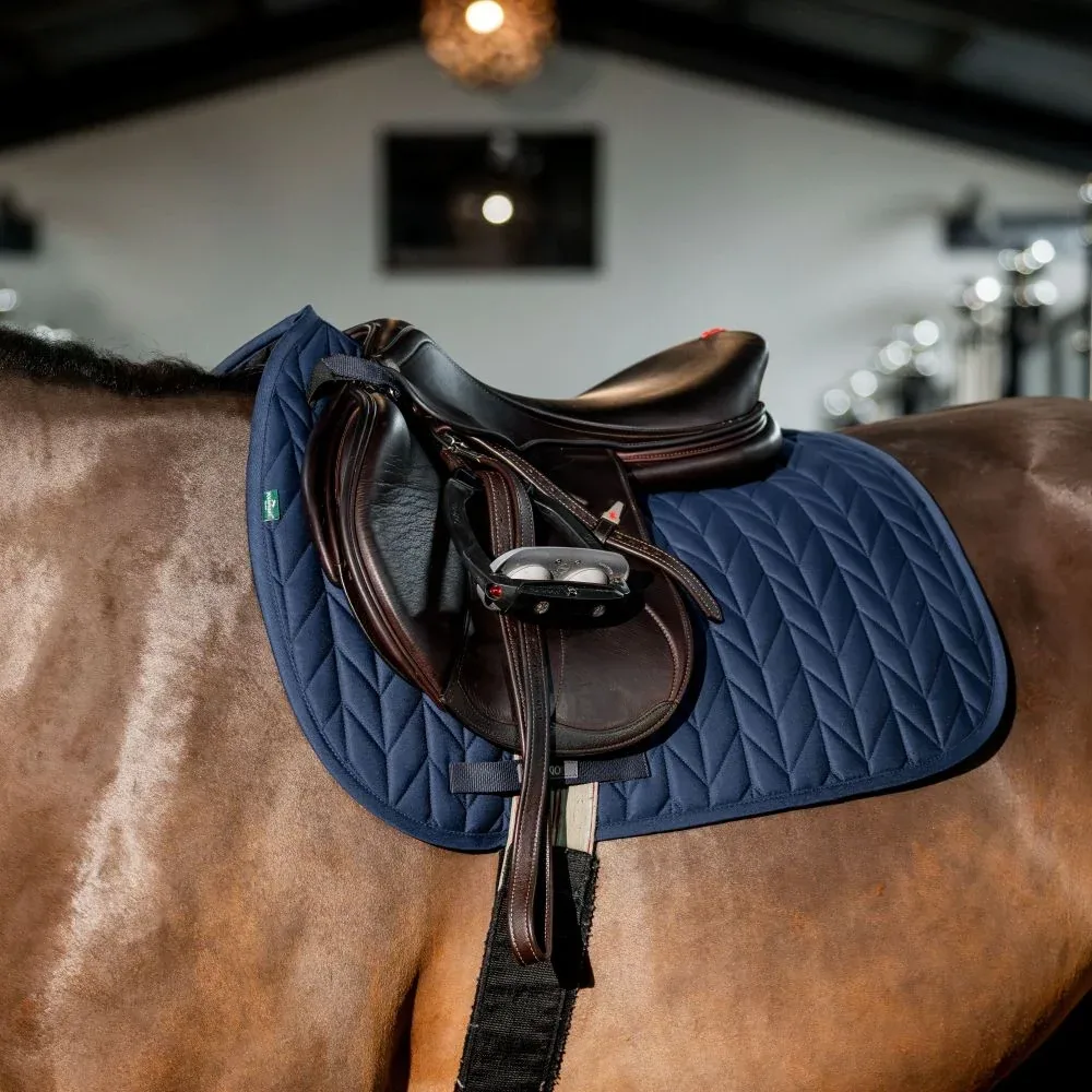 Horseware Ireland Amigo Navy English Jumping Saddle Pad - Image 2