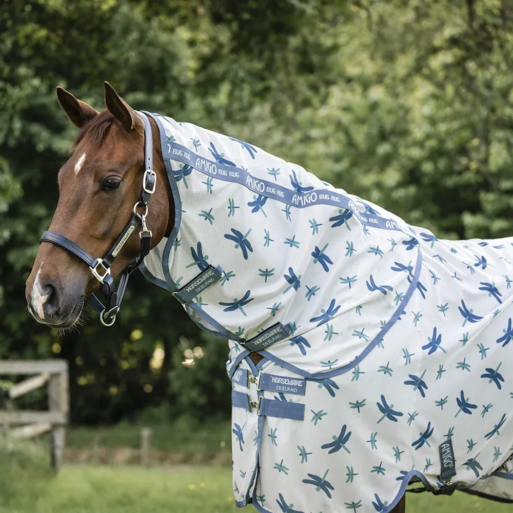 Horseware Ireland Dragonfly Amigo Bug Rug Plus with Removable Neck Cover - Image 2