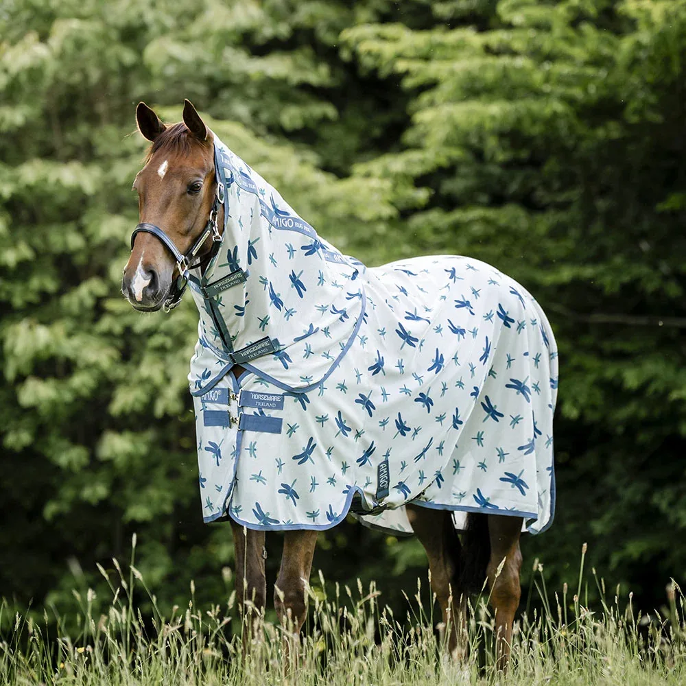 Horseware Ireland Dragonfly Amigo Bug Rug Plus with Removable Neck Cover