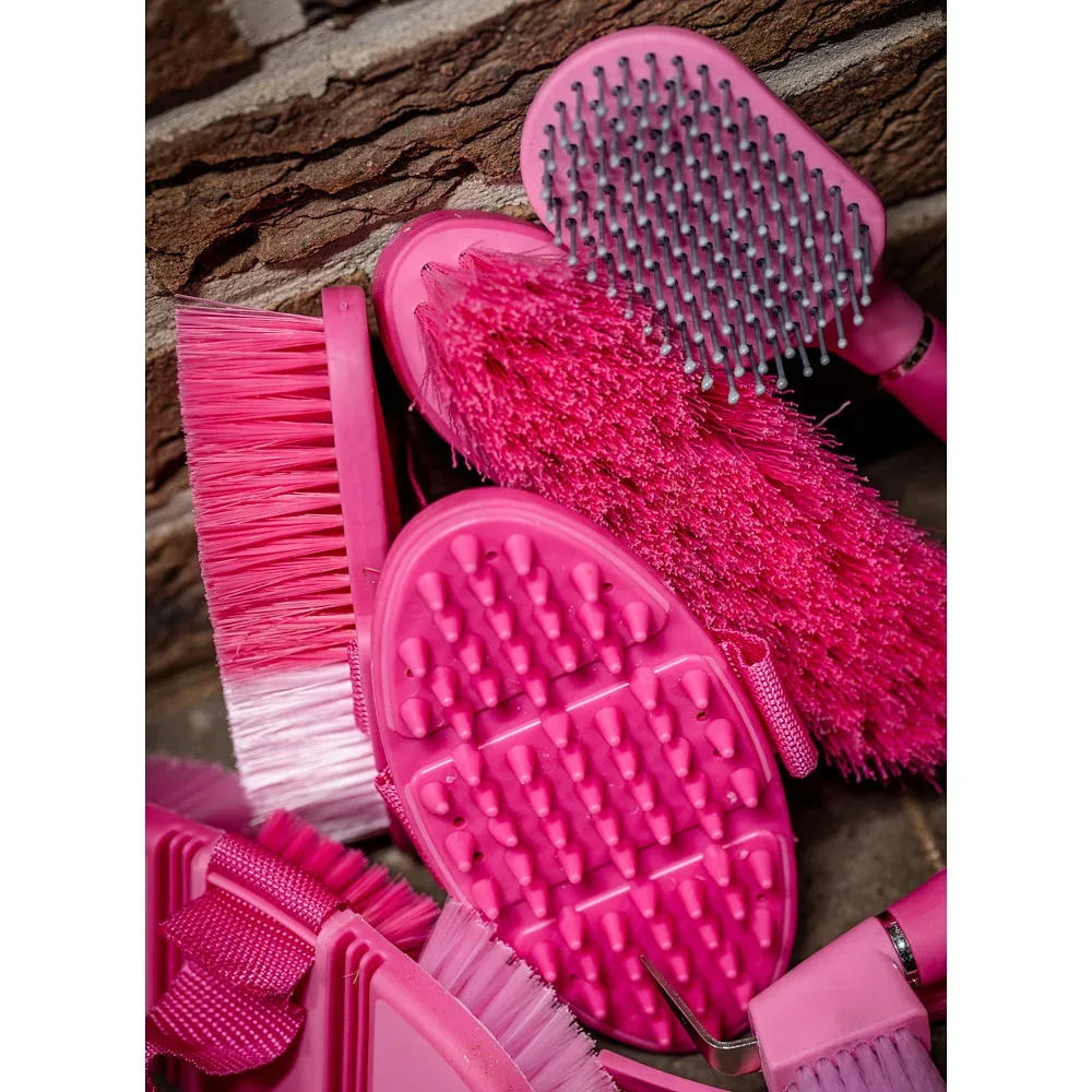 Horseware Ireland Newmarket Whitney Pink Grooming Brush Set - Image 2