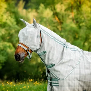 Horseware Ireland Newmarket Witney and Charcoal Horse Fly Mask with Ears