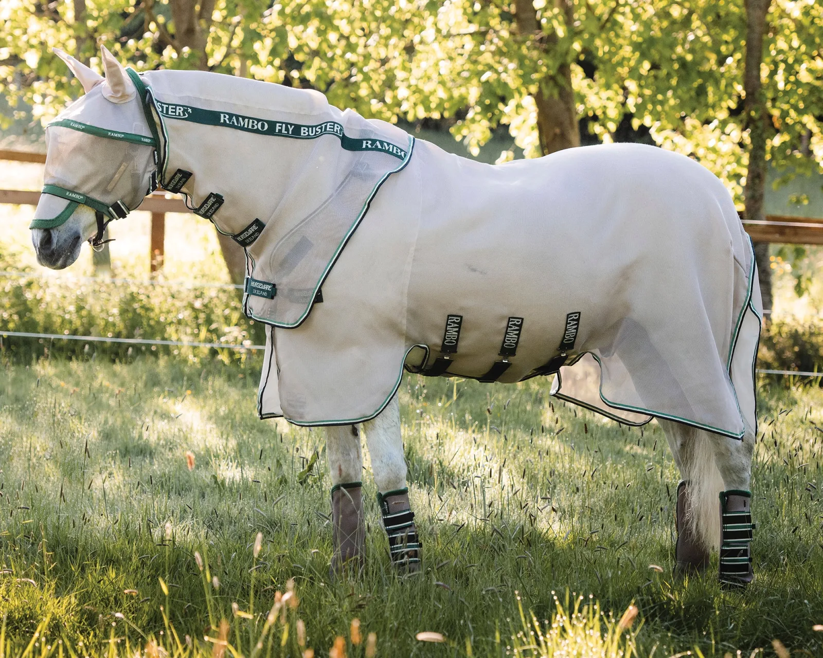 Horseware® Ireland Rambo® Fly Buster™ Fly Sheet with No-Fly Zone™