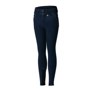 Horze Kids’ Kacy Denim Winter Full-Seat Breech