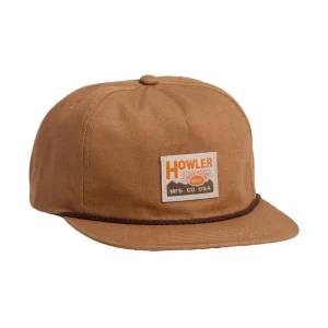 Howler Brothers Men's HB Manufacturing Brown Oxford Cap