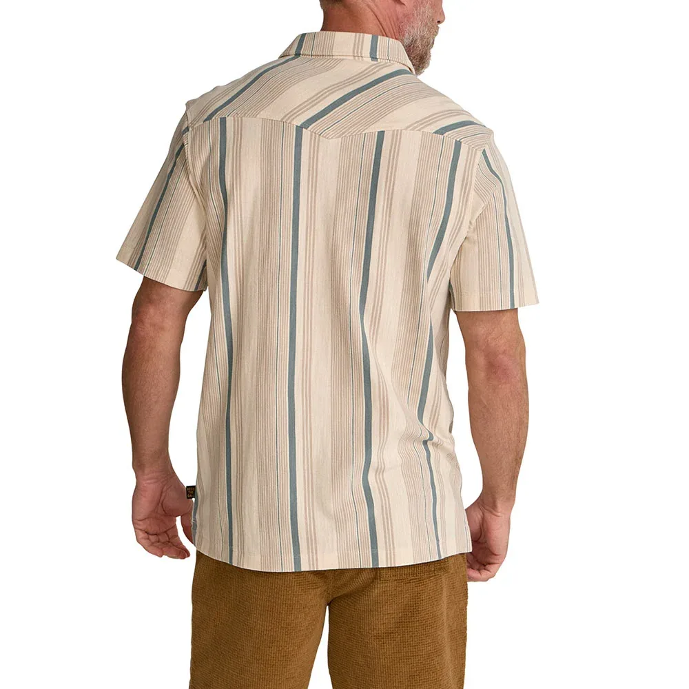 Howler Brothers Men's Old Bill Stripe Limestone Ranchero Polo - Image 2