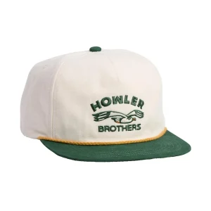 Howler Brothers Men's Seagull White & Green Cap